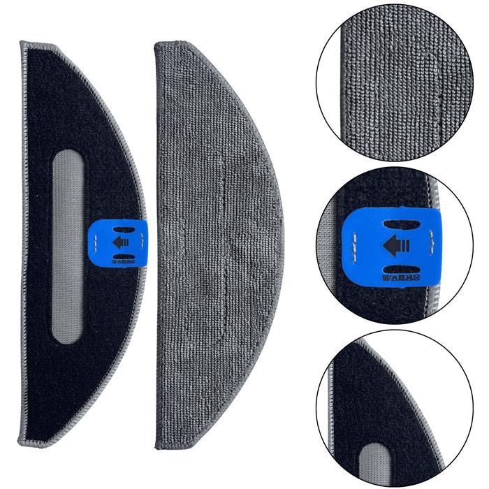 Wischtuch - iRobot - Roomba Combo J5 J5+ I8 I8+ I5 I5+ - 4er-Set - Waschbare Mikrofaser - Feuchtwischmopp