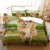 Cute Dog Bedding Set Single Twin Full Queen King Size Pet Dog Bed Set Teenager Bedroom Duvetcover Sets 3D Print