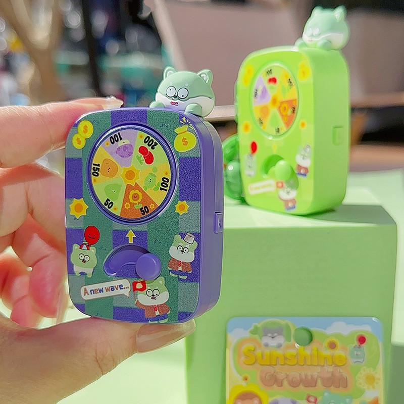 Plants Vs Zombies Originality  Fun Roulette Game Cartoon Pendant Keychain