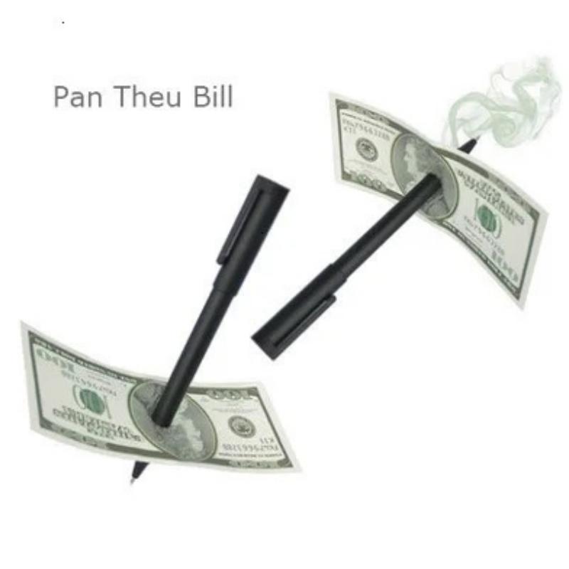 Penetration Magic Tricks Pen Thru Dollar Close up Magic Deluxe Pen Through Dollar Bill Magic Mentalism Illusion Gimmick Props