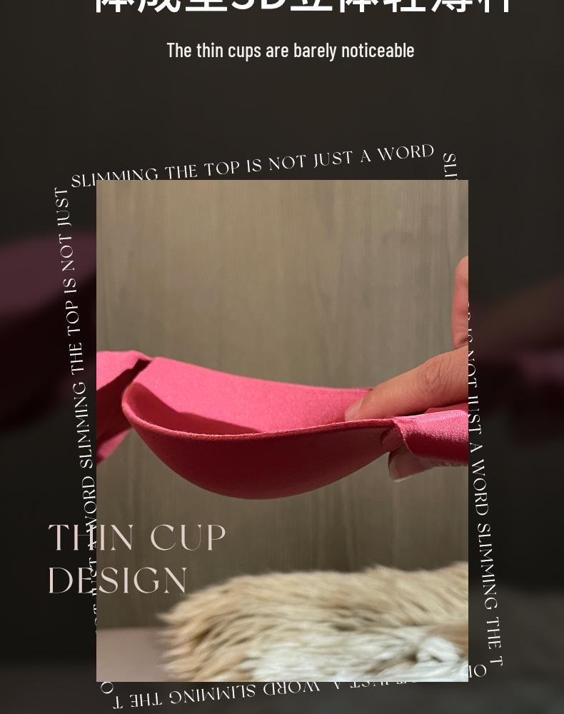 Tithonus Goddess Women's Lingerie: Benming Year Seamless Bra with Side Support and Anti-Sagging Design for a Slimmer Look.