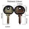5/10/50/100Pcs Hi-Rel for NE3P2 Car Blank Key Iron Keyfob Locksmith Tools Door Lock Keys Locksmith Tool