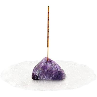 HIGHAWK Tütsülük, Tütsü Yakıcı, Doğal Kristal Taş Tütsü Çubukluğu, Basit, İskandinav Tasarımı, Çalışma, Meditasyon, Uyku ve