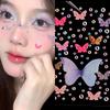 Butterfly Face Stickers Pearl Temporary Tattoo Stickers Lasting Waterproof Glitter Eyeshadow Body for Makeup Stickers