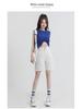 Women's High-Waisted Retro Denim Shorts - Trendy, Versatile, Slimming, Loose-Fit, Summer Five-Point Pants.