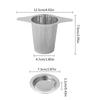 Easy To Clean Tea Strainers with Lid and Convenient Handle Fine Tea Infuser  Tea Strainers for Teapots and Cups