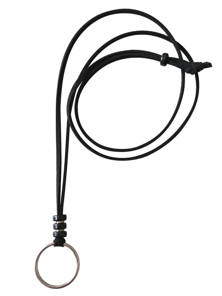 Glasses Holder and simple stainless steel ring pendant sunglasses and glasses holder leather and [flower storm] (Flower Storm) Lightweight (glasses