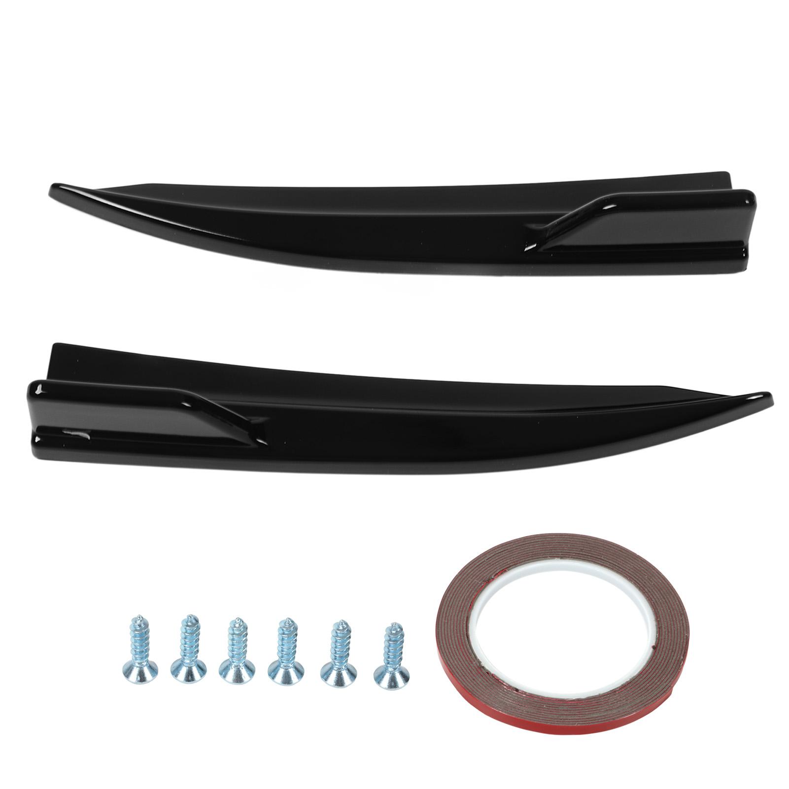 

2 Pcs Rear Splitter Lip Spoiler Glossy Black Left Right Bumper Diffuser Splitter Kit for 3 Series 0 M Sport 2019‑2022
