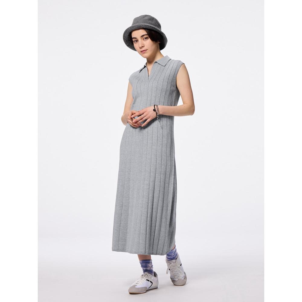 

GU by Uniqlo Платье-поло Skipper без рукавов Z+e 04 GRAY/XS