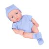 20cm Reborns Toddler Popular Realistic Cute Girl Doll with Braided Sweater Hat Soft Body High-quality Handmade Doll