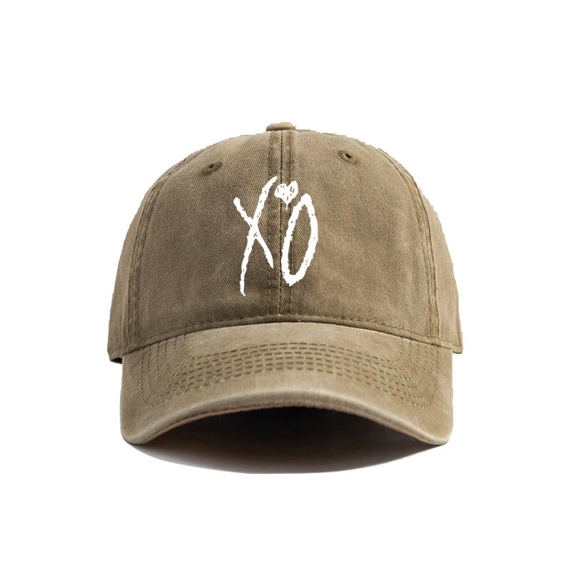 XO The Weeknd Baseballkappe Used Look Hüte Kappe Unisex Retro Outdoor Sommer Verstellbar Papa Hut MZ-390