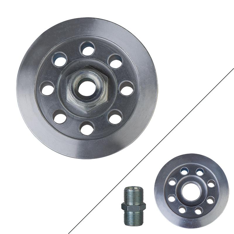 Auto Aluminum Conversion of Oil Filter Adapter Oil Sandwich Plate Billet Aluminum for Smart Fortwo 450 Models SW6-SI