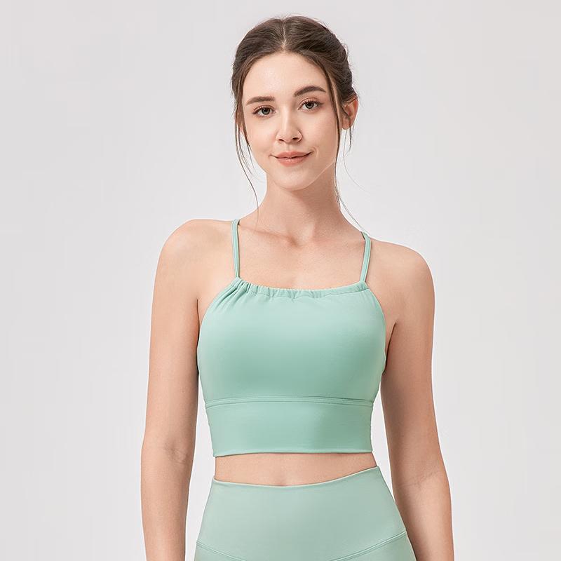 

Спортивный бюстгальтер-топ на бретельках Yudong и топ-майка для йоги M
