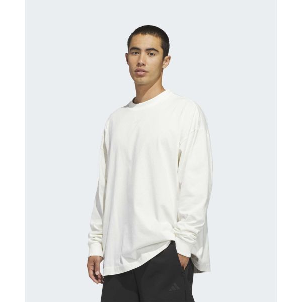 adidas Basketball Long Sleeve Loose Fit Sports T-Shirt Unisex Tops KB7555