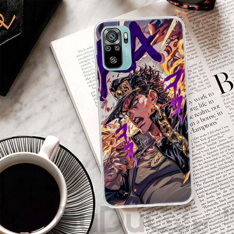 JoJo's Bizarre Adventure Kujo Jotaro Cover For Xiaomi Redmi Note 14 13 12S 12 11 Pro Plus Phone Case 11S 10S 10 11E 11T + 9S 9 P
