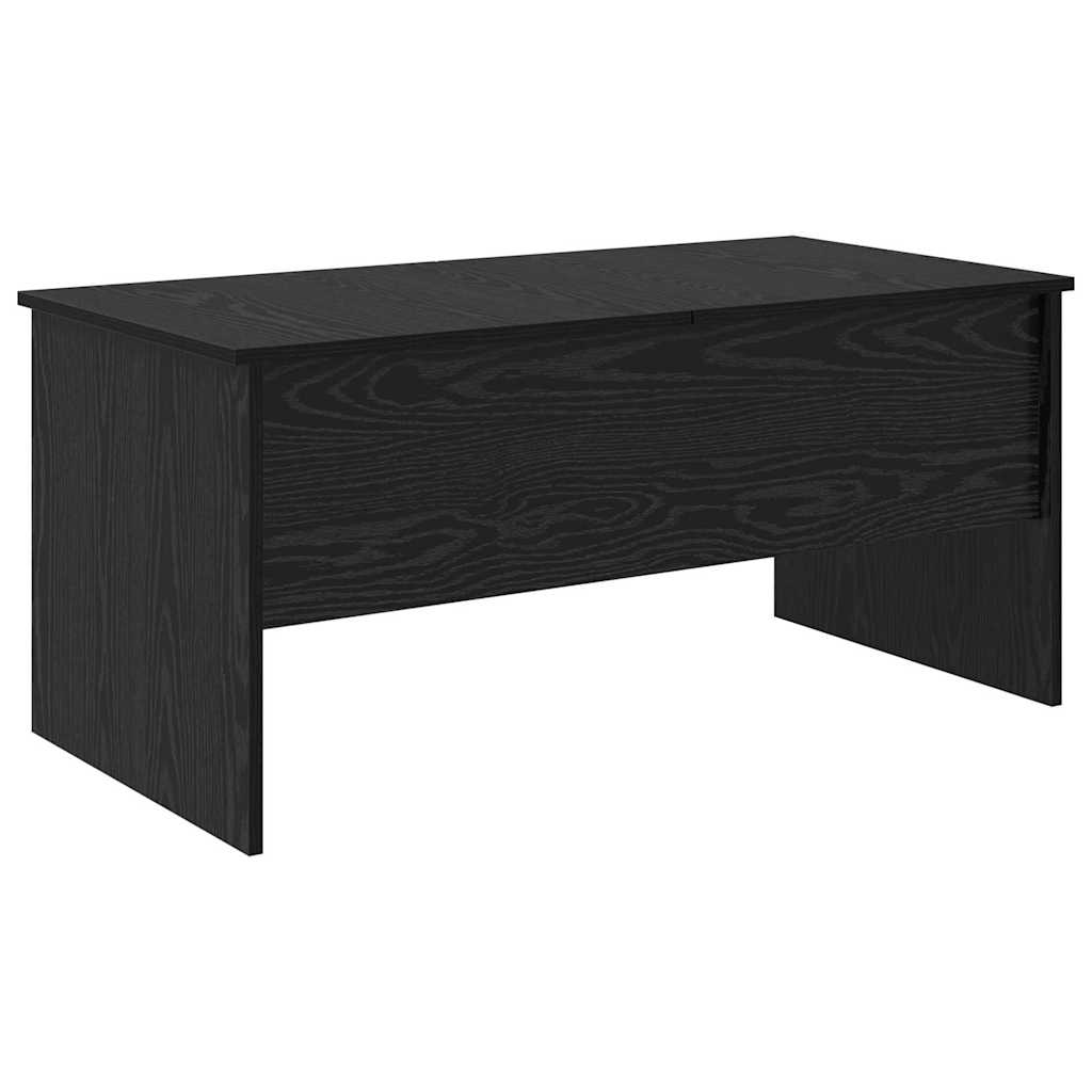 Coffee Table Black Oak Look 102 x 50.5 x 46.5 cm