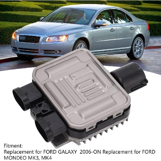 Cooling Fan Control Module, Engine Cooling Fan Relay Radiator Control Module Compatible with Ford Galaxy/Mondeo, Freelander II Replace OE 940004302