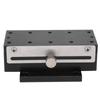 SEMCID-90T Linear Slide Manual X Axis Dovetail Trough Rack Pinion Stage Accuracy Manual Fine‑Tune Platform 90*40mm