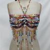 Colorful Bead Shell Tassel  Festival Outfit