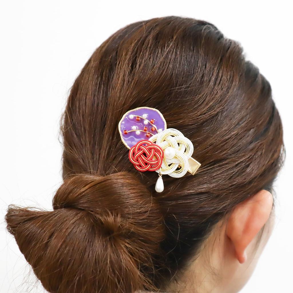 KIYOHARA Resin Lab Mizuhiki Resin Hair Clip Making Set (RLK-03)