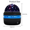 USB Projector Starry Sky Lamp RGB Rotating Magic Ball LED Night Light Decor Bedroom Room Decorative For  Children Christmas Gift