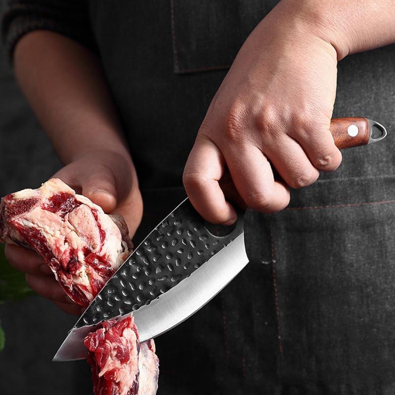 Stainless Steel Kitchen Boning Knife Fishing Knife Meat Cleaver Cutter Butcher Knife