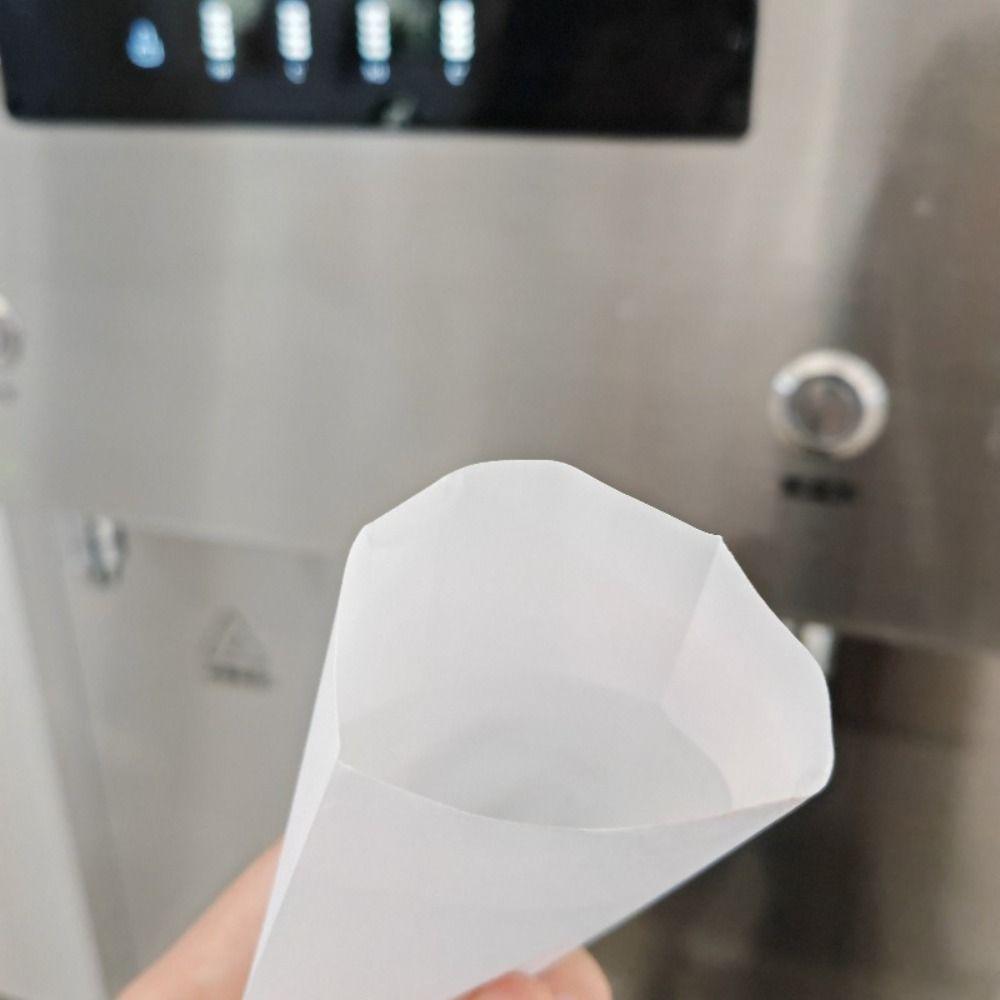 200Pcs Leakproof Disposable Paper Cup Envelope Style Office Water Cup  Supermarket