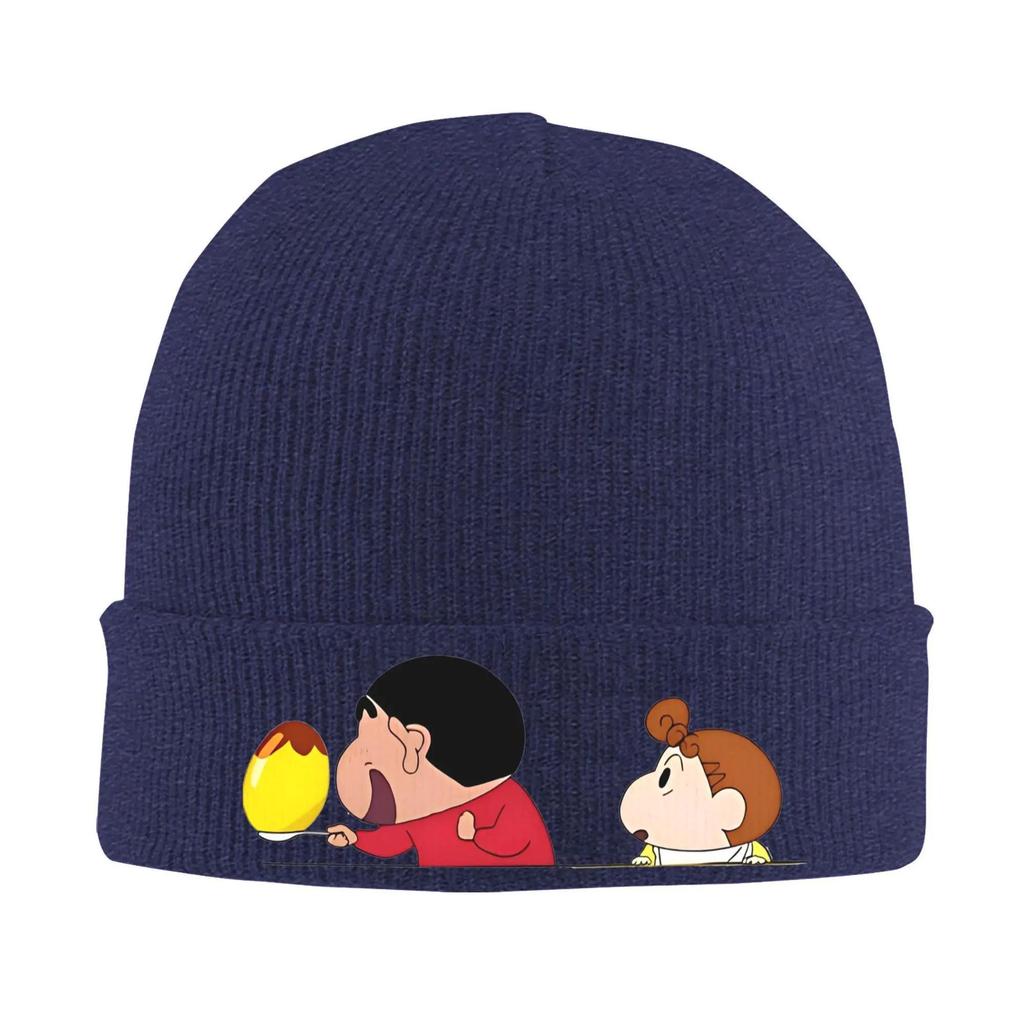 Crayon ShinC Knitted Hat Beanies Winter Hat Warm Acrylic Hip Hop Cute Anime Caps Unisex Women Gift