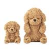 Livheart Sitting Body Sleepy Mocha Toy Medium Size 30cm in Fluffy and Pillow, Animals, Poodle, (Approx. Length), Soft, 25501-15