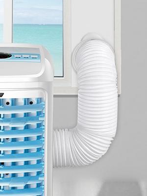 Air Conditioner Hose Connector Fit Portable Flat Air Conditioning Exhaust Pipe Adapter 5.1in 5.9in Diameter Vent Tube Coupler