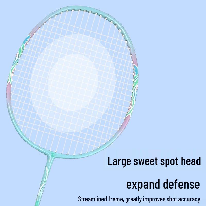 Durable High Rebound Beginner Badminton Racket Set