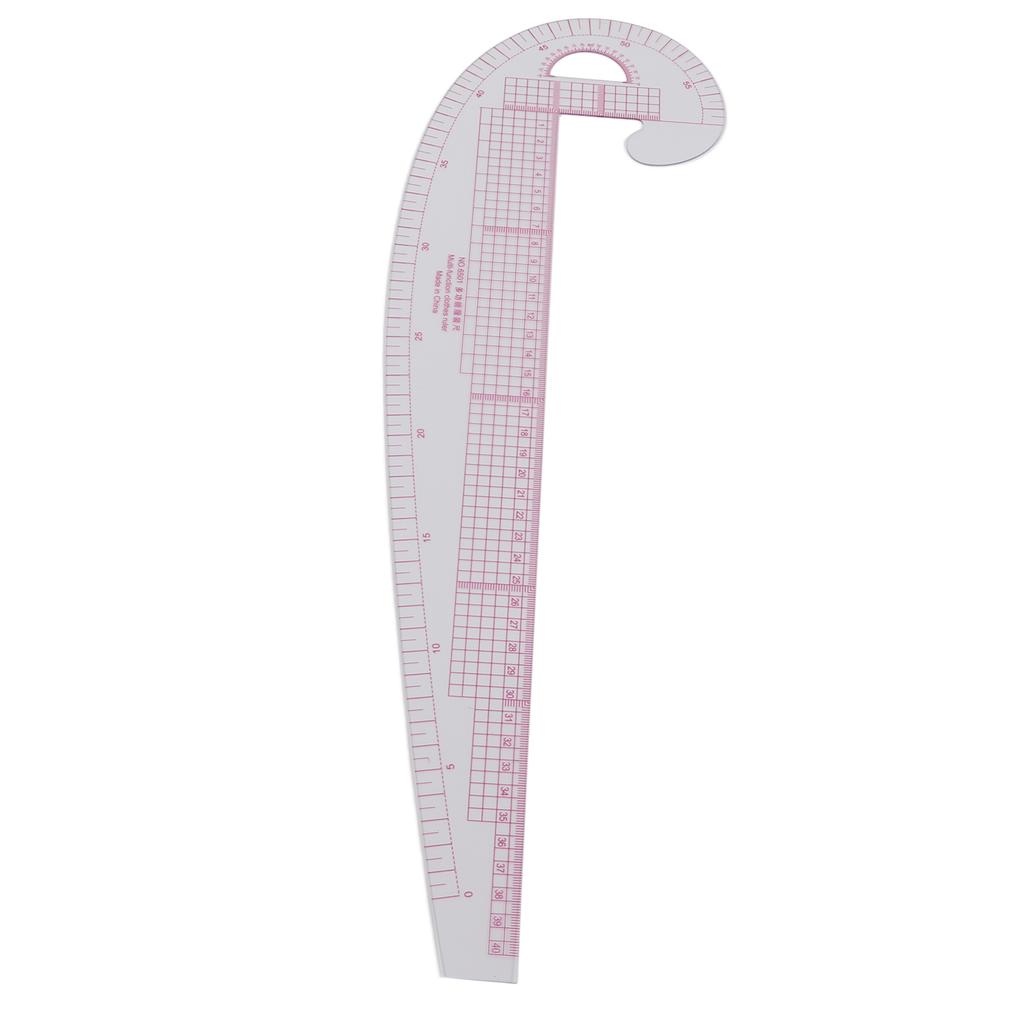 58cm 6501 Curved Ruler High Accuracy Transparent Body Plastic Curved Ruler Sewing for Sewing Pattern Design