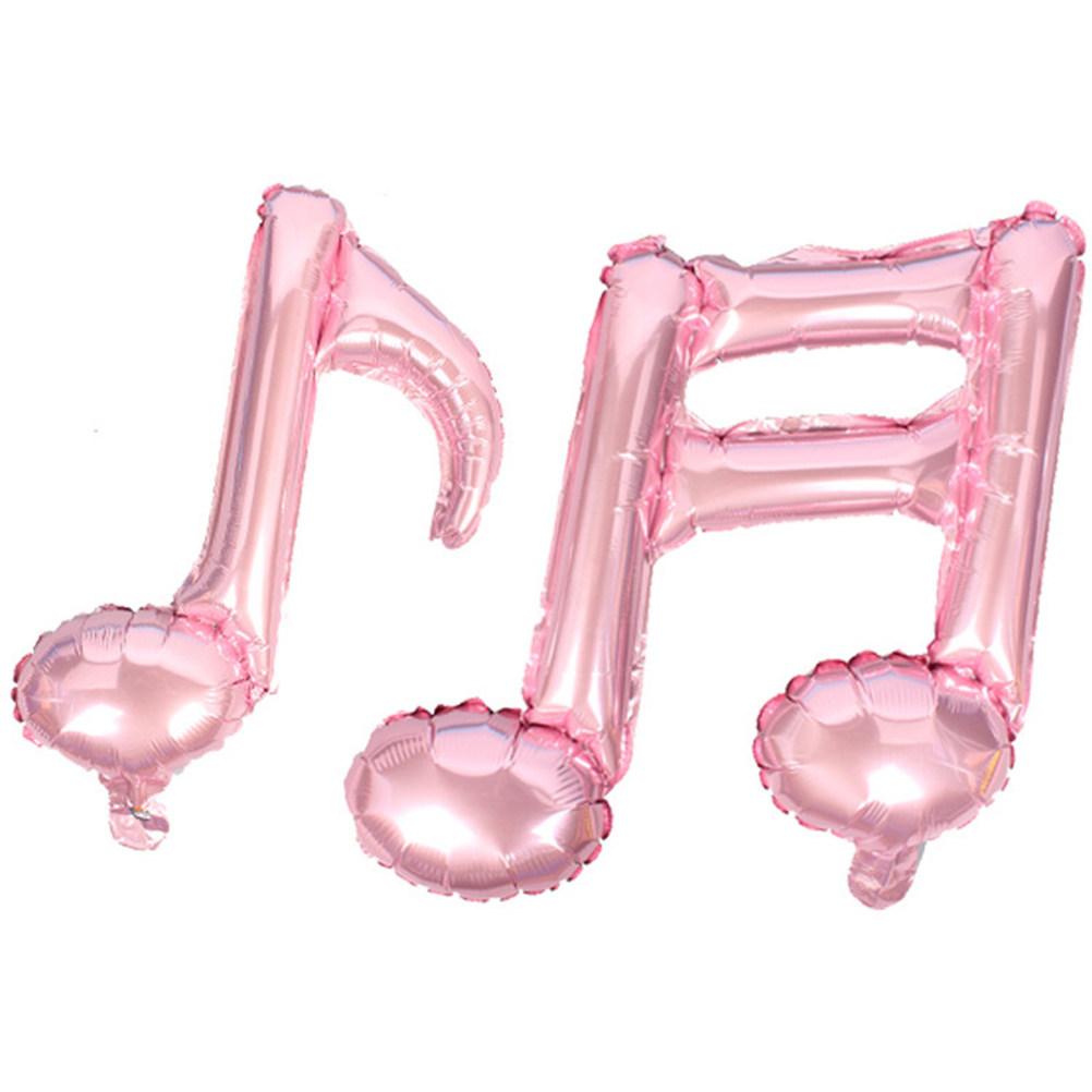 4Pcs Music Note Aluminium Foil Balloons Birthday Wedding Party Decoration Balloons Supplies Celebration 4 Pcs