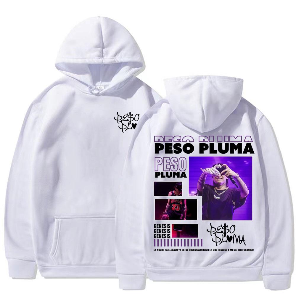 Singer Peso Pluma Album Tour 2025 Merch Sweatshirt Unisex Fashion Hip Hop 90s Vintage Hoodies Men High Quality Comfort Pullovers