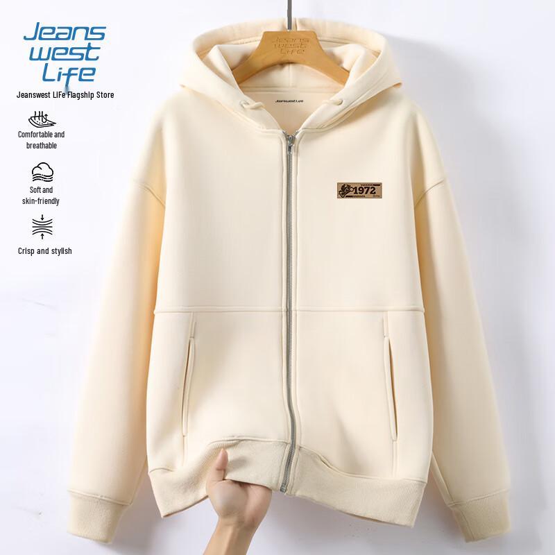 

Jeanswest Men s American Retro Hooded Jacket L