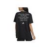 Nike Solid Color Slim Fit Crew Neck T-Shirt Women Tops Black DR9025-010