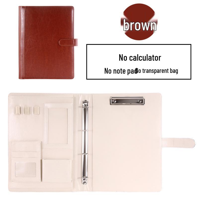 Manufacturer A4 Manager Zippered Business Ring Binder & Clipboard