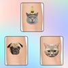 15pcs Personalized Pet Temporary Tattoos Stickers Custom Any Age Pet Face Tattoos Pet Cats Themed Birthday Party Decorations