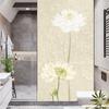 Static Cling Window Film Privacy Lotus Flower Frosted Glass Sticker UV Blocking Heat Control  Window Tint for Homedecor