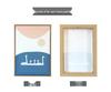 High-End Abstract Line Art Canvas Set for Living and Dining Rooms