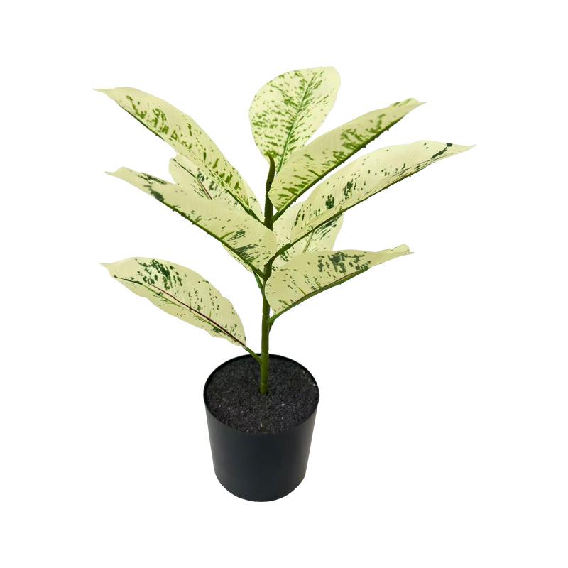 Artificial Rubber Tree: High-End Indoor Decor for Living Room - Large Bionic Plant