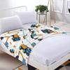 Tractor Pattern Blanket Flannel Soft Comfort Home Blanket Baby Child Blanket Birthday Holiday Gifts