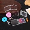 Mini Blank Album CD Case Keychain Pendant CD Player Keyring Peripheral Commemorative Album Key Holder DIY Bag Hanging Decoration