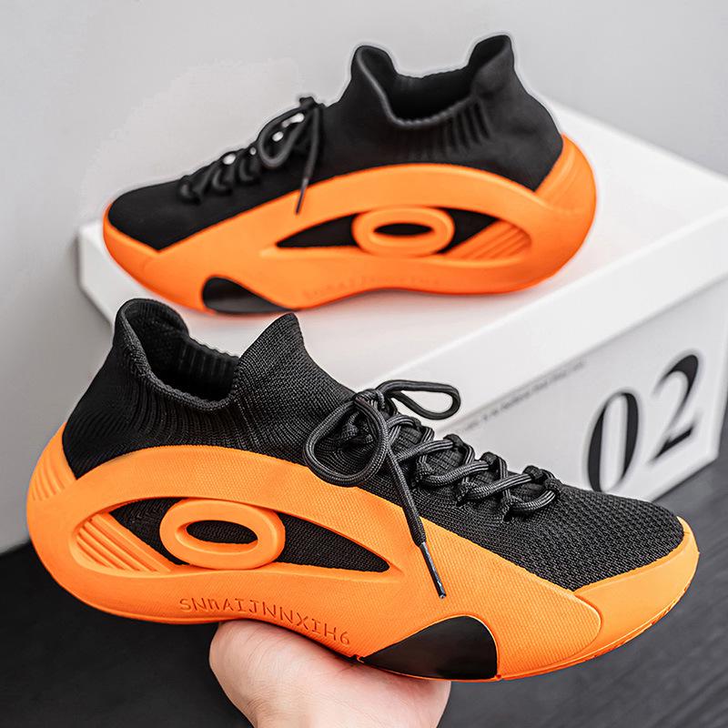 Premium Plus Size Men's Summer Mesh Running Shoes - Breathable, Versatile, Thick Sole Casual Sneakers