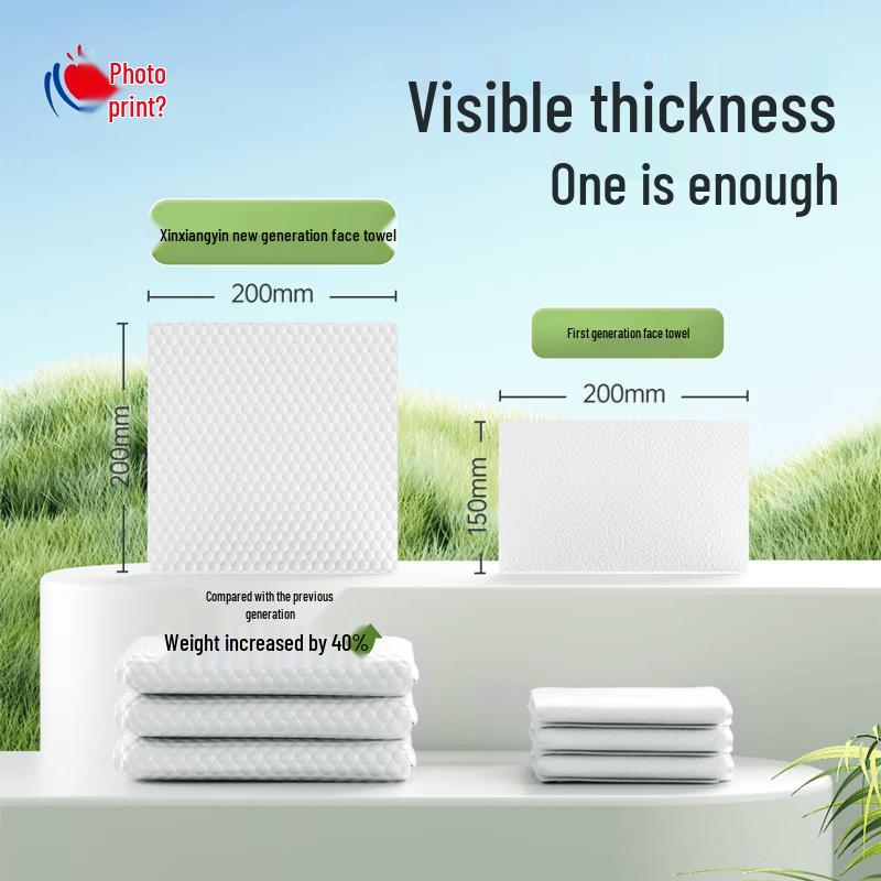 Heart to Heart Cotton Soft Facial Towels (4-Pack)