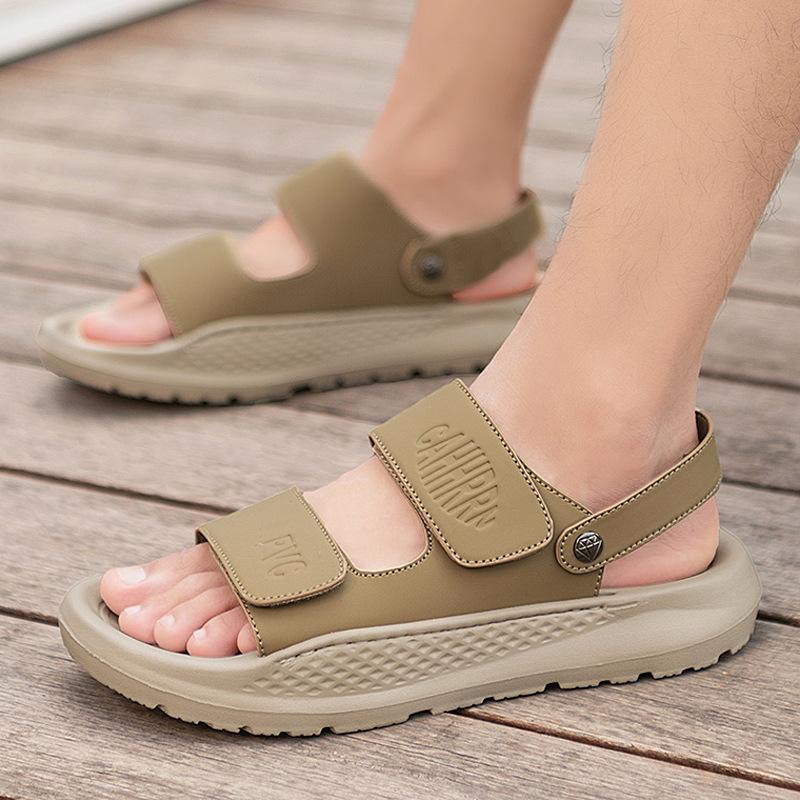 Sandals men's summer new Velcro trend slippers dual-purpose men's casual driving casual beach shoes