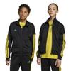Adidas Kids' Tiro Track Top, Unisex, KPH08, Black/Hazy Yellow/Bold Green (JW5087), Size 130