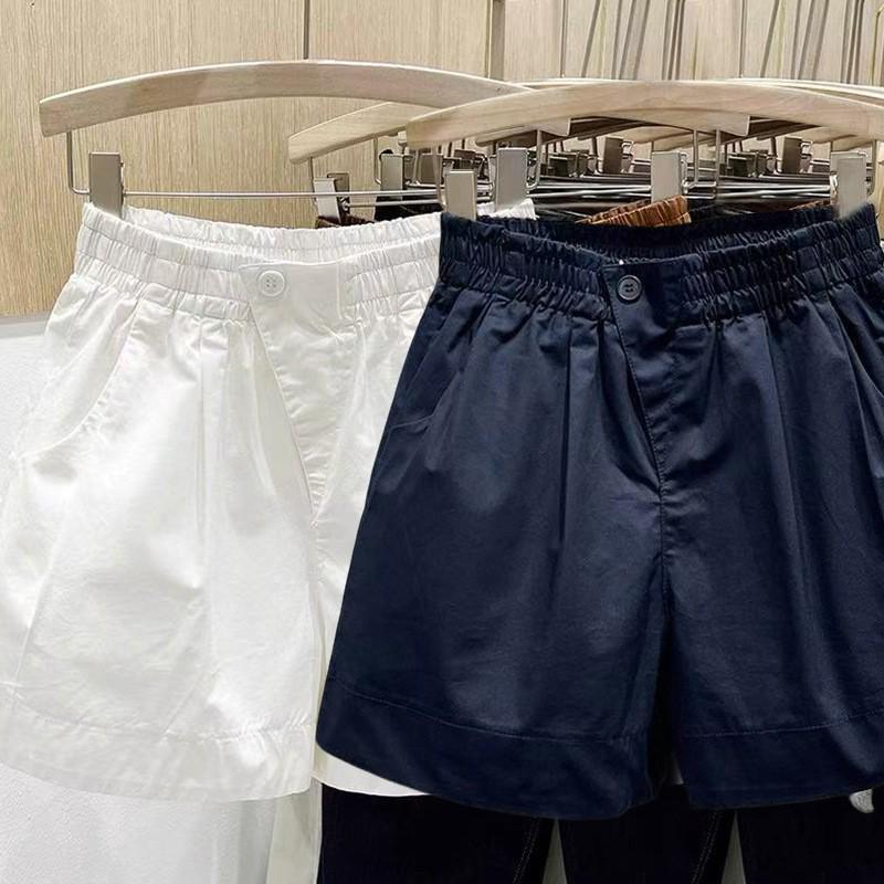 Women's Summer Casual High Waist Wide Leg Shorts - Slimming, Versatile A-Line Style