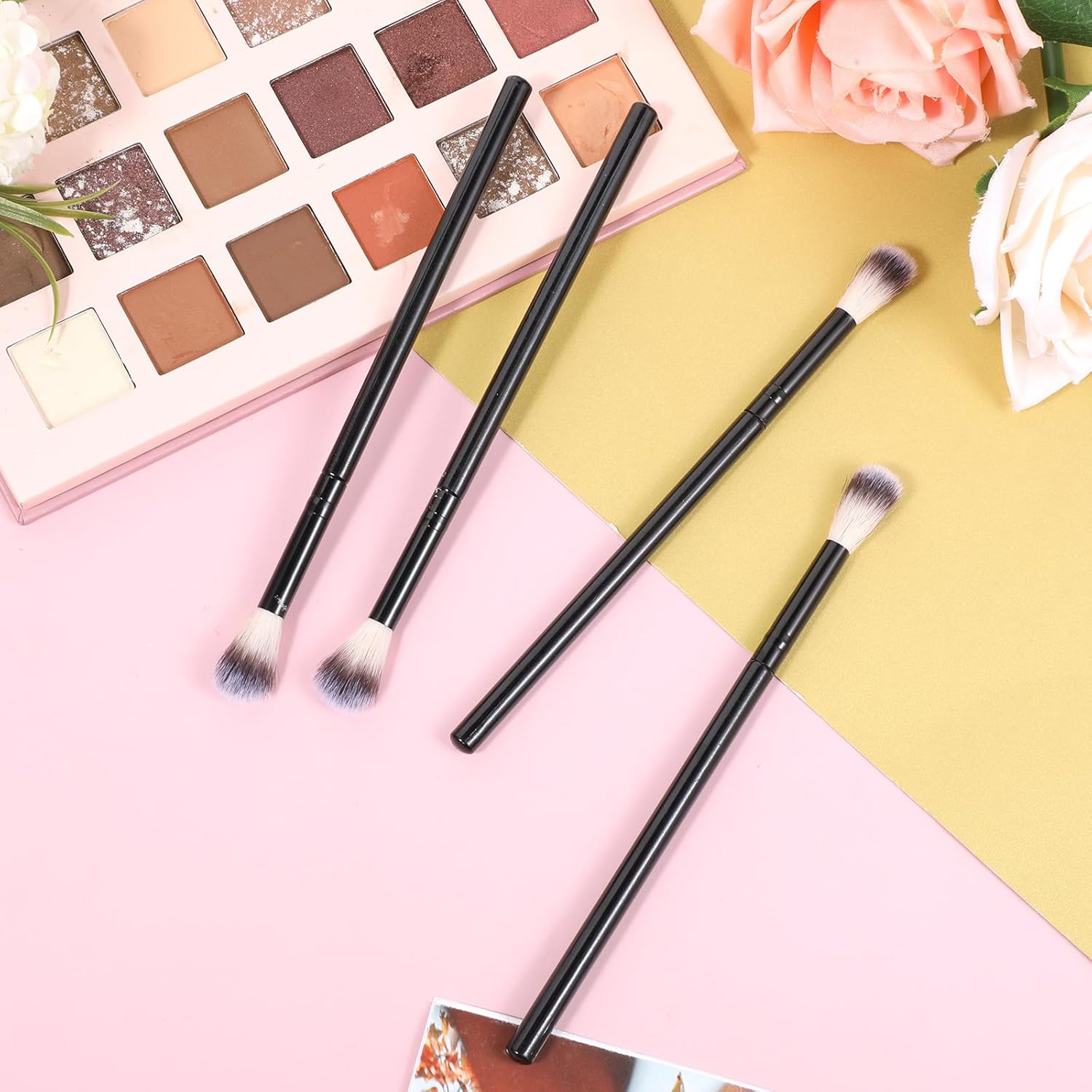 4 Pcs Lash Cleaning Brush, Fluffy Eyelash Shampoo Brushes Set for Eyelash Extensions, Gentle Cleansing Makeup Removal, Soft Wash Applicators for Lash