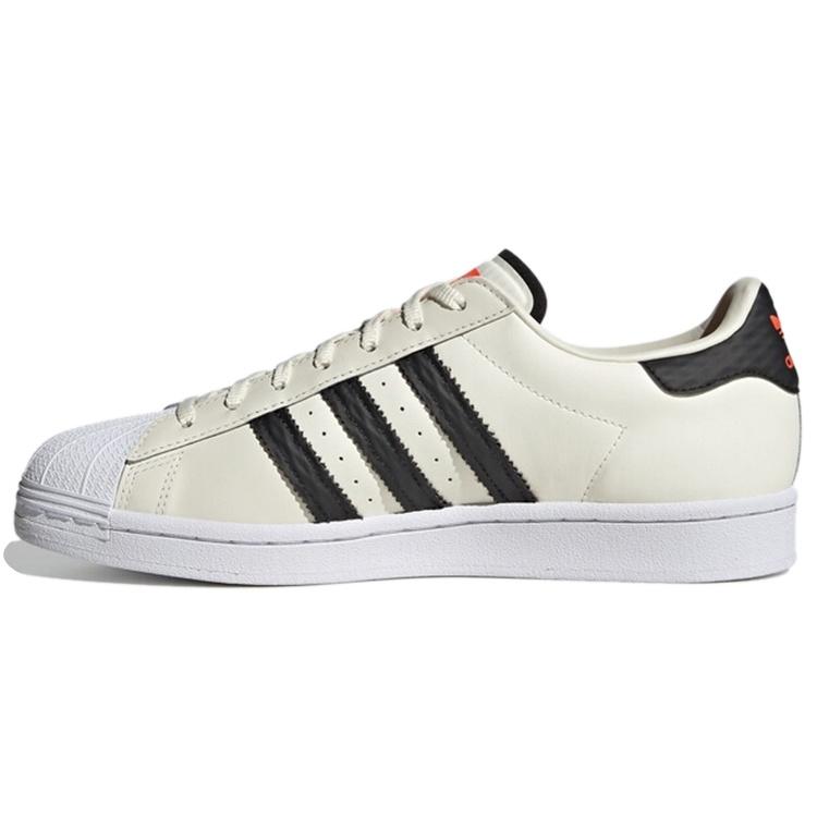 adidas originals Superstar Shoes White Black Orange Men s FU9530 EU 44
